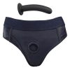 BOUND LUXURY PEGGING PANTY WITH DILDO - BLUE - L/XL - Image 5