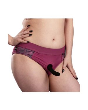BOUND LUXURY PEGGING PANTY WITH DILDO - PINK - L/XL - Image 3