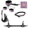 BOUND LUXURY POSTURE COLLAR BONDAGE SET - PINK - Image 2