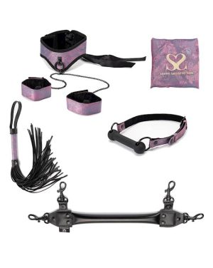 BOUND LUXURY POSTURE COLLAR BONDAGE SET - PINK - Image 2
