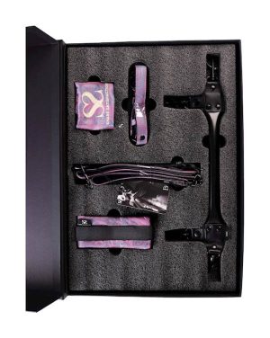 BOUND LUXURY POSTURE COLLAR BONDAGE SET - PINK - Image 7