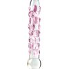 ICICLES HAND BLOWN GLASS MASSAGER NO 7 - 6.8 INCH
