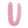 KENNY DOUBLE PENETRATION DILDO - PINK - 17.7 INCH