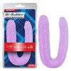 KENNY DOUBLE PENETRATION DILDO - PURPLE - 17.7 INCH - Image 2
