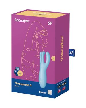 SATISFYER THREESOME 4 - BLUE - Image 4