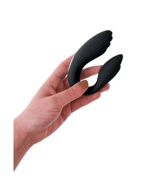 SHARE SATISFACTION GAIA REMOTE CONTROLLED COUPLES VIBRATOR - BLACK - Image 4