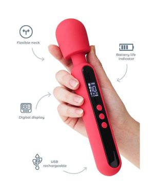 SHARE SATISFACTION ISLA DIGITAL WAND - PINK - 9.4 INCH - Image 5