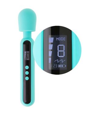 SHARE SATISFACTION ISLA DIGITAL WAND - TEAL - 9.4 INCH - Image 7