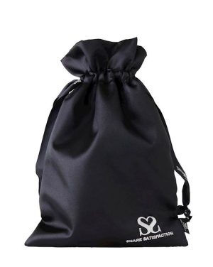SHARE SATISFACTION SATIN TOY STORAGE BAG MEDIUM