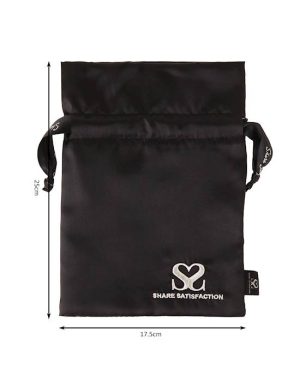 SHARE SATISFACTION SATIN TOY STORAGE BAG SMALL - Image 2