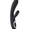 SHARE SATISFACTION TISA HEATING RABBIT VIBRATOR - BLACK - 7.9 INCH