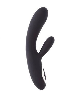 SHARE SATISFACTION TISA HEATING RABBIT VIBRATOR - BLACK - 7.9 INCH - Image 2