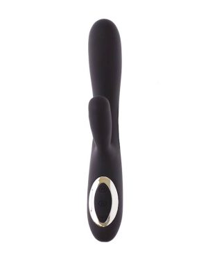 SHARE SATISFACTION TISA HEATING RABBIT VIBRATOR - BLACK - 7.9 INCH - Image 3
