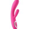SHARE SATISFACTION TISA HEATING RABBIT VIBRATOR - PINK - 7.9 INCH