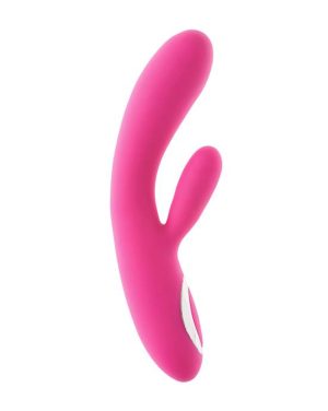 SHARE SATISFACTION TISA HEATING RABBIT VIBRATOR - PINK - 7.9 INCH - Image 2