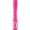 SHARE SATISFACTION TISA HEATING RABBIT VIBRATOR - PINK - 7.9 INCH - Image 3