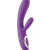 SHARE SATISFACTION TISA HEATING RABBIT VIBRATOR - PURPLE - 7.9 INCH