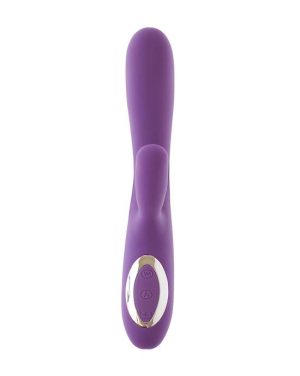 SHARE SATISFACTION TISA HEATING RABBIT VIBRATOR - PURPLE - 7.9 INCH - Image 4