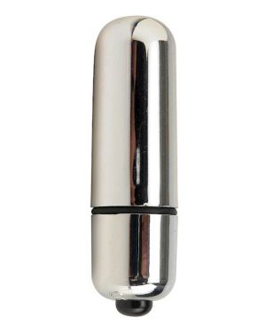 SHARE SATISFACTION WATERPROOF VIBRATING BULLET SILVER - 2.1 INCH - Image 3