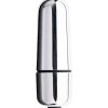 SHARE SATISFACTION WATERPROOF VIBRATING BULLET SILVER - 2.1 INCH