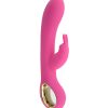 SHARE SATISFACTION RHEA HEATING RABBIT VIBRATOR - PINK