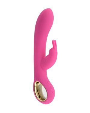 SHARE SATISFACTION RHEA HEATING RABBIT VIBRATOR - PINK
