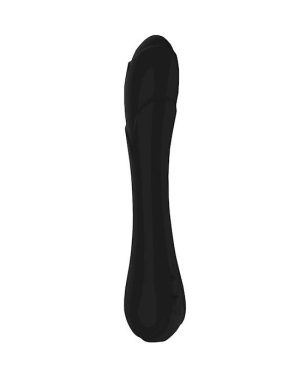 AMORE AZALEA CLASSIC VIBRATOR - BLACK - 7.5 INCH