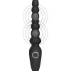 AMORE BEADED VIBRATING MASSAGE WAND - BLACK - 9.3 INCH