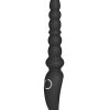 AMORE BEADED VIBRATING MASSAGE WAND - BLACK - 9.3 INCH - Image 2