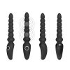 AMORE BEADED VIBRATING MASSAGE WAND - BLACK - 9.3 INCH - Image 3