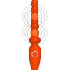 AMORE BEADED VIBRATING MASSAGE WAND - ORANGE - 9.3 INCH