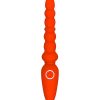 AMORE BEADED VIBRATING MASSAGE WAND - ORANGE - 9.3 INCH - Image 2
