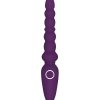 AMORE BEADED VIBRATING MASSAGE WAND - PURPLE - 9.3 INCH - Image 2