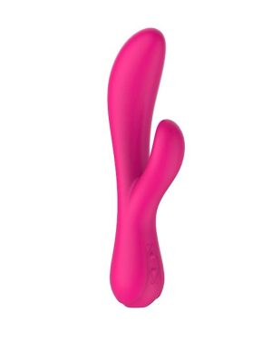 AMORE DAHLIA RABBIT VIBRATOR - PINK - 7.8 INCH