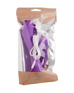 AMORE DAHLIA RABBIT VIBRATOR - PURPLE - 7.8 INCH - Image 2