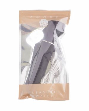 AMORE JINX WAND VIBRATOR - BLACK - 8.2 INCH - Image 2