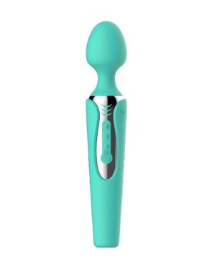 AMORE JINX WAND VIBRATOR - TEAL - 8.2 INCH