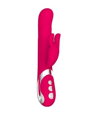 AMORE LINA ROTATING RABBIT VIBRATOR - PINK - 8.4 INCH