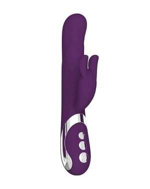 AMORE LINA ROTATING RABBIT VIBRATOR - PURPLE - 8.4 INCH