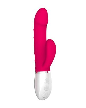 AMORE LUNA HEATING RABBIT VIBRATOR - PINK - 8.1 INCH
