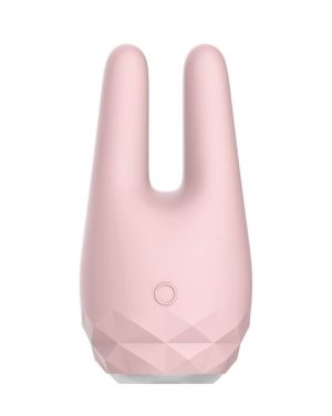 AMORE OPALINE DOUBLE VIBRATOR - PINK - 4 INCH