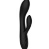 AMORE OPALINE RABBIT VIBRATOR - BLACK - 7.6 INCH