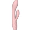 AMORE OPALINE RABBIT VIBRATOR - PINK - 7.6 INCH