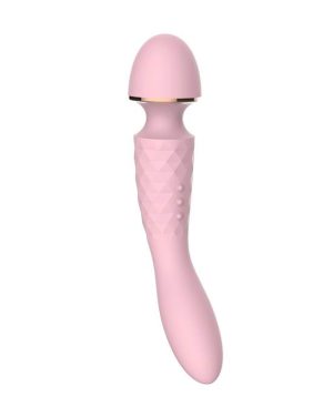 AMORE OPALINE WAND VIBRATOR - PINK - 9.2 INCH