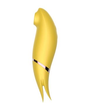 AMORE PERCHED SUCTION VIBRATOR - YELLOW - Image 2