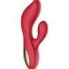 AMORE RABBIT CLITORAL VIBRATOR - RED - 8.1 INCH