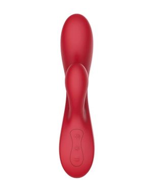 AMORE RABBIT CLITORAL VIBRATOR - RED - 8.1 INCH - Image 2