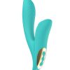 AMORE RABBIT SUCTION VIBRATOR - AQUA - 8 INCH - Image 2