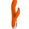 AMORE SHAPESHIFTER RABBIT VIBRATOR - ORANGE - 8.7 INCH