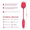 AMORE SUCTION ROSE AND THRUSTING VIBRATOR - 7.5 INCH - Image 3